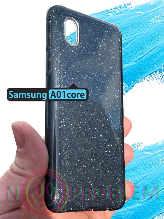 Samsung Galaxy A01 Core, A 01 Core, Блестящий чехол для Самсунг Галакси ...
