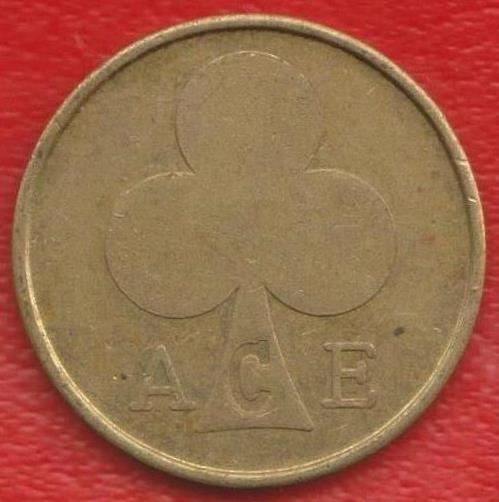 Великобритания жетон игровой компании ACE Coin Equipment Ltd Англия