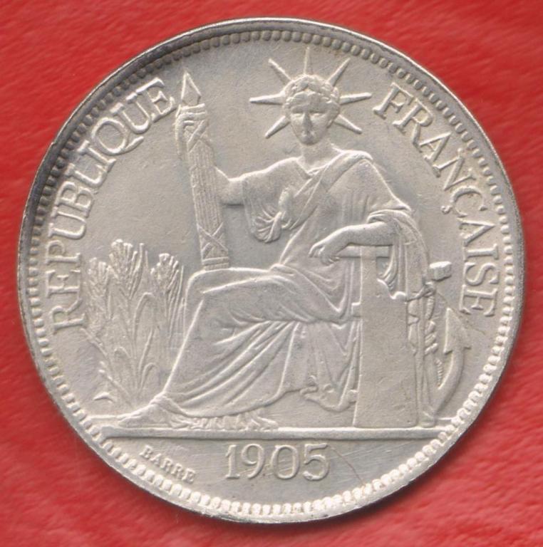 Жетон сувенирный Пиастр Французский Индокитай 1905
