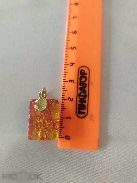 Подвеска муранского стекла VETRO di MURANO Италия 