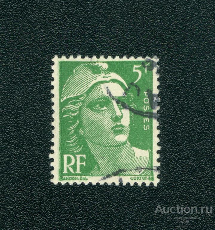 1945 г. Франция - Марианна тип Гандон (s4804)
