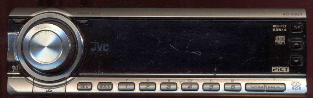 Панель автомагнитолы CD / Mp 3 JVC KD G 821