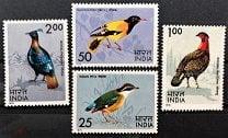 Индия,1975,Ми-625-8**Фауна:птицы