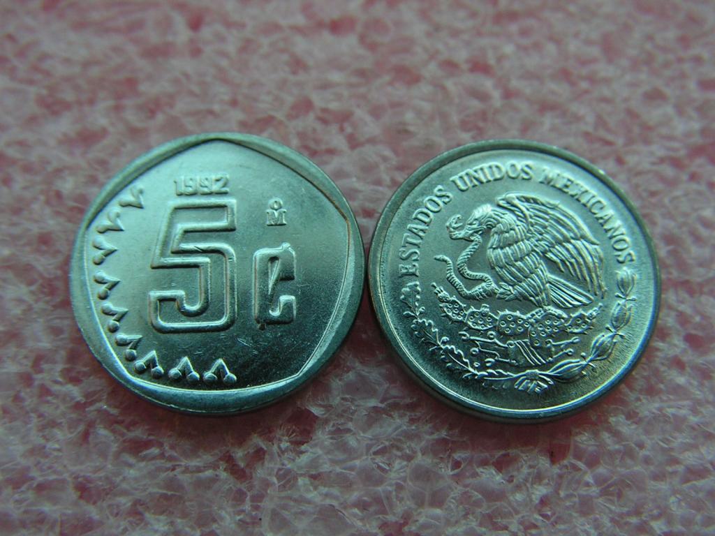 Мексика 5 сентаво 1992 unc