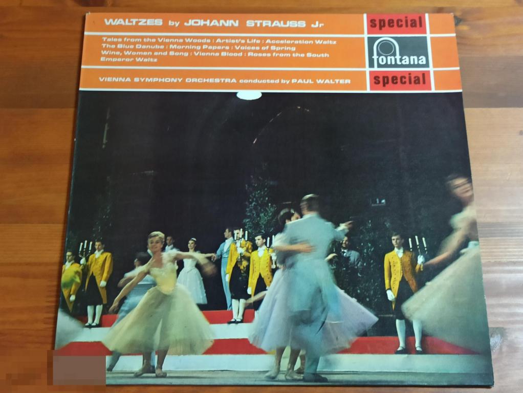 Johann Strauss Jr., Vienna Symphony Orchestra - Waltzes / LP / UK / 1969 / EX/EX 