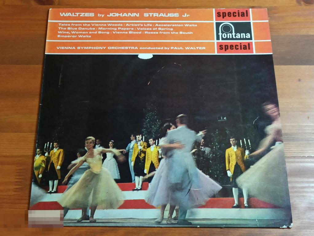 Johann Strauss Jr., Vienna Symphony Orchestra - Waltzes / LP / UK / 1969 / EX/EX 