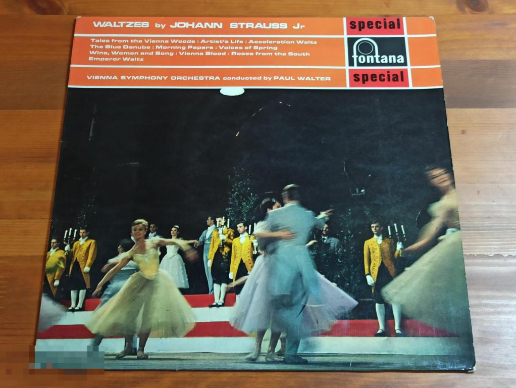 Johann Strauss Jr., Vienna Symphony Orchestra - Waltzes / LP / UK / 1969 / EX/EX 