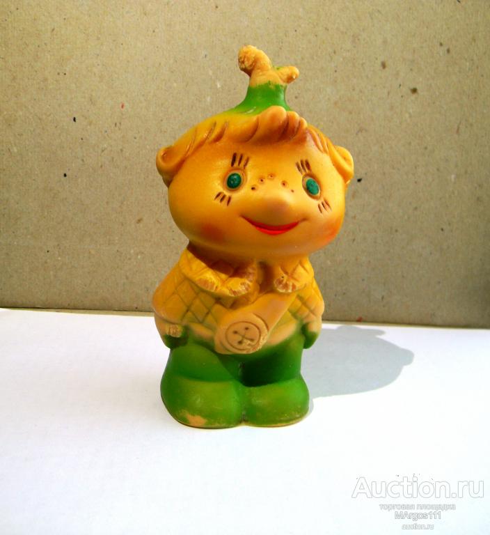 Игрушка СССР Чиполино Резина пищалка