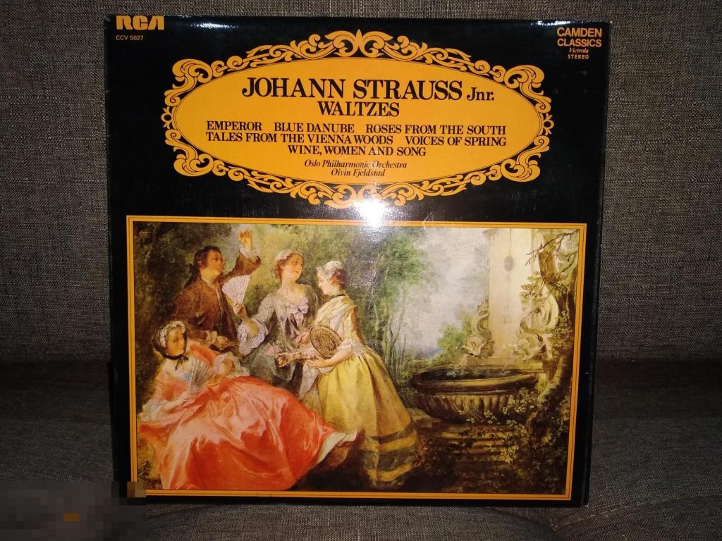 Johann Strauss Jnr.* - Oslo Philharmonic Orchestra* / Oivin Fjeldstad* ‎–Waltzes / LP / UK 