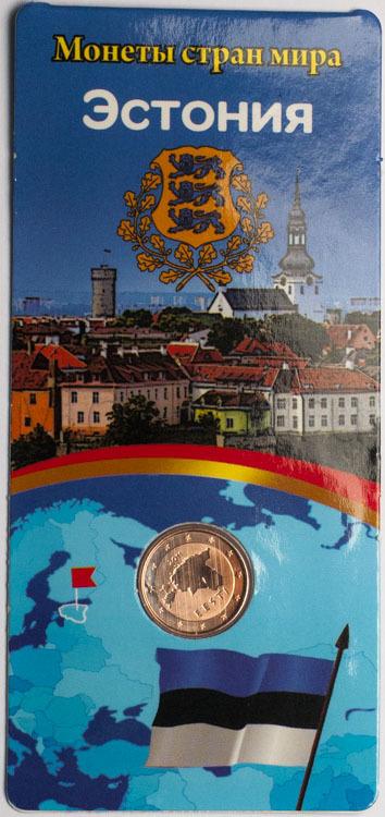 Монетная карточка "Страны мира. Выпуск 24. Эстония" Мешковые UNC 62961