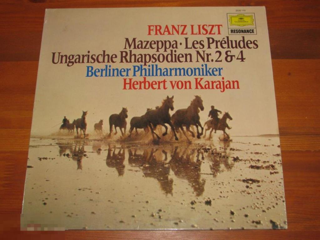 Franz Liszt - Herbert von Karajan - Berliner Philharmoniker - Mazeppa / LP / Germany / 1975 / ЕХ/ЕХ 