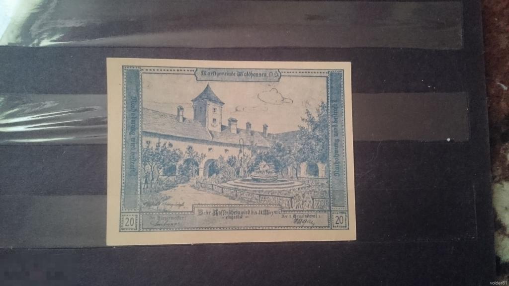 111. Нотгельд. 20 геллеров. 1920 год. 