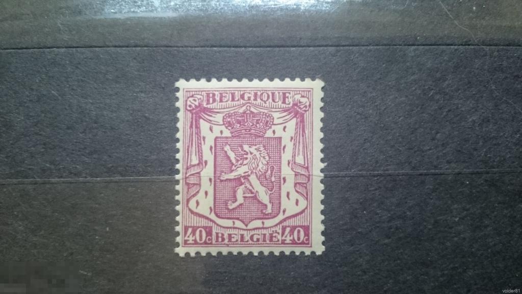 Бельгия.  1938 год. Стандарт. Оригинальный клей.  11.01 
