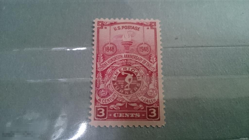 130. США. 1948 год. Оригинальный клей. 