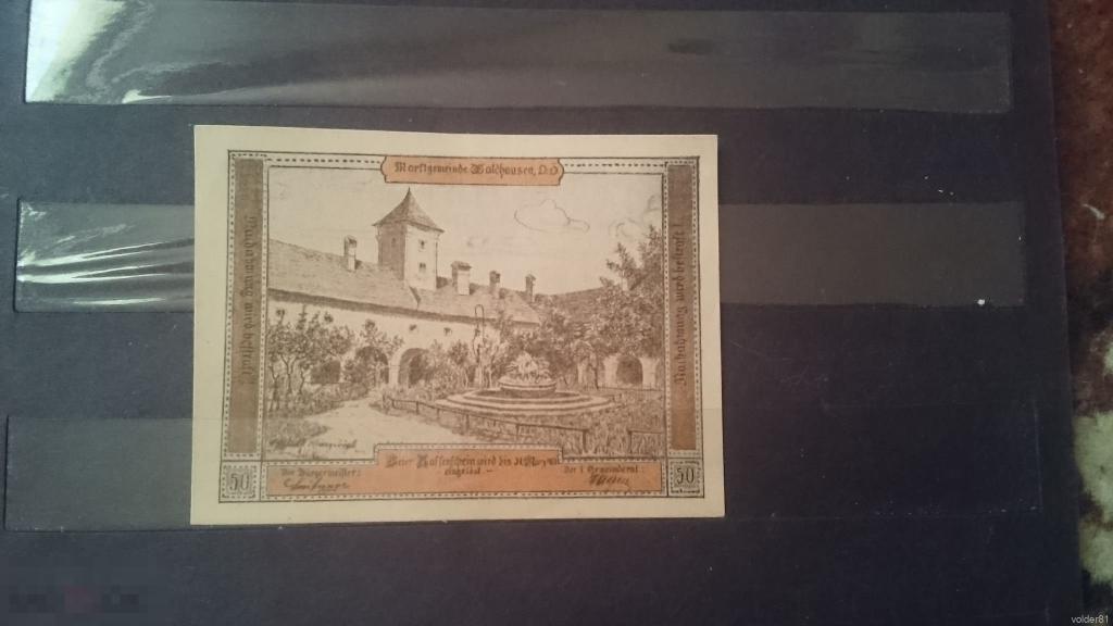 112. Нотгельд. 50 геллеров. 1920 год. 