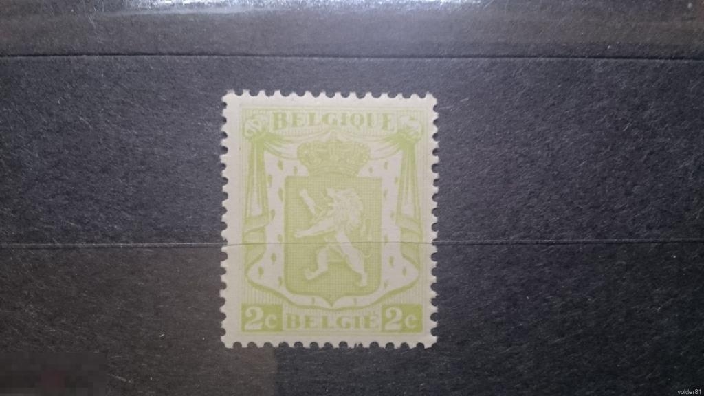 Бельгия.  1937 год. Стандарт. Оригинальный клей.  11.01 