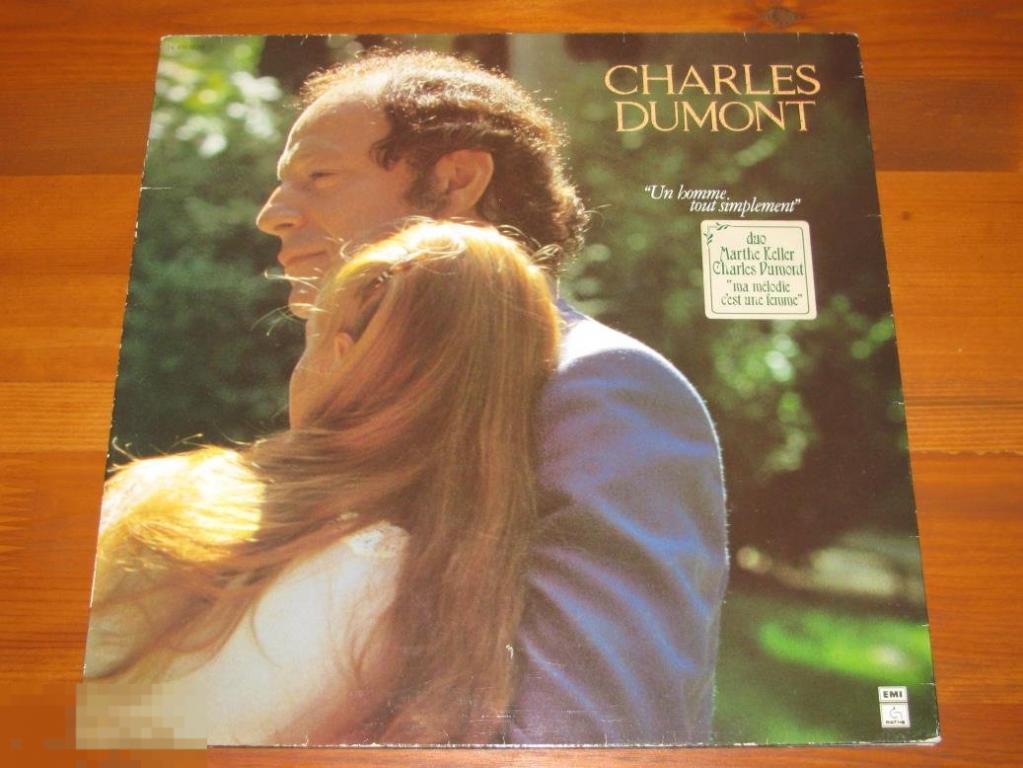 Charles Dumont - Un Homme Tout Simplement / LP / France / 1980 / ЕХ/ЕХ 