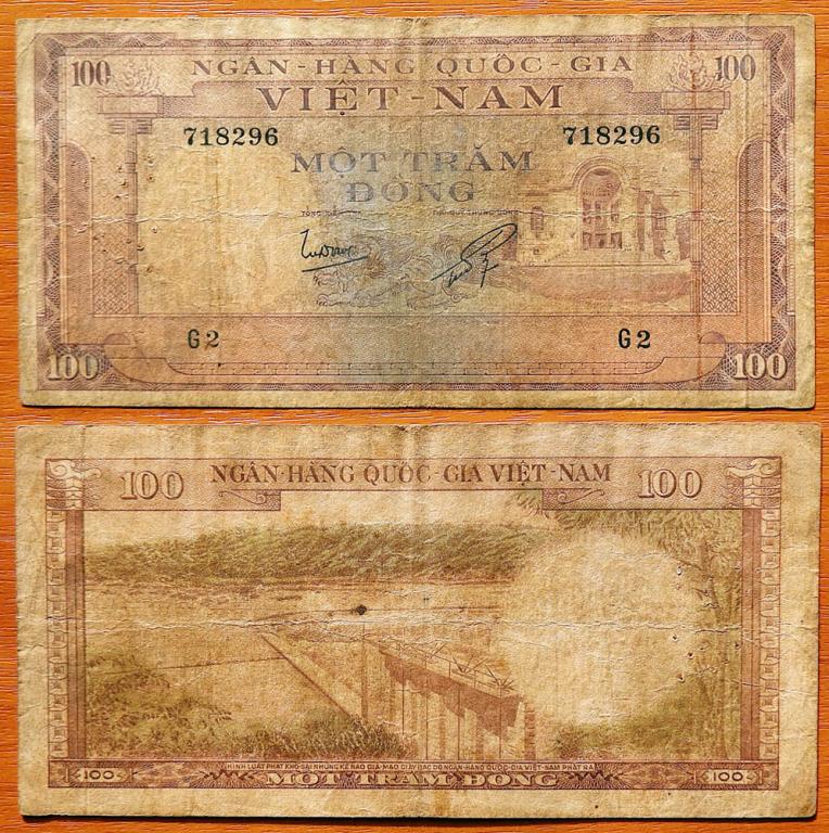 Южный Вьетнам 100 донгов 1966 P-18