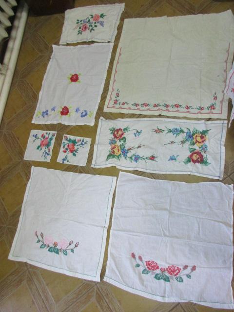 ВЫШИВКА. РОЗЫ. 8 ШТУК. ЦЕНА ЗА ВСЕ