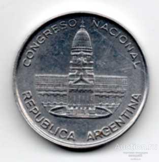 Аргентина 1 песо  1984 г
