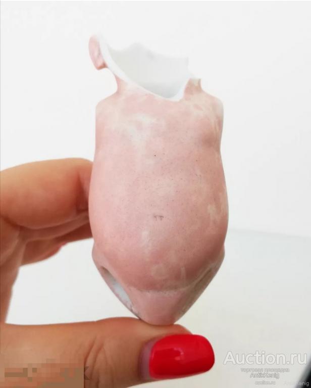 Антикварное фарфоровое тельце Куколки Начало 20 века Германия 