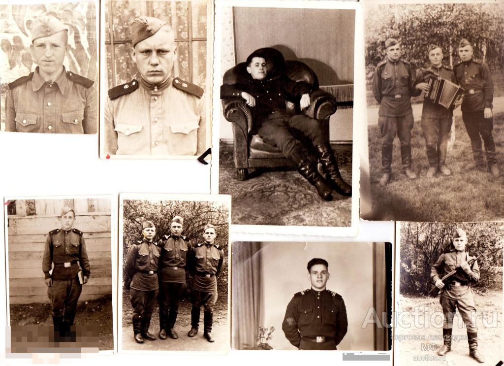 Солдаты военное фото 50е Германия ГДР ГСВГ ЗГВ Советская Армия СССР форма обмундирование армейское 