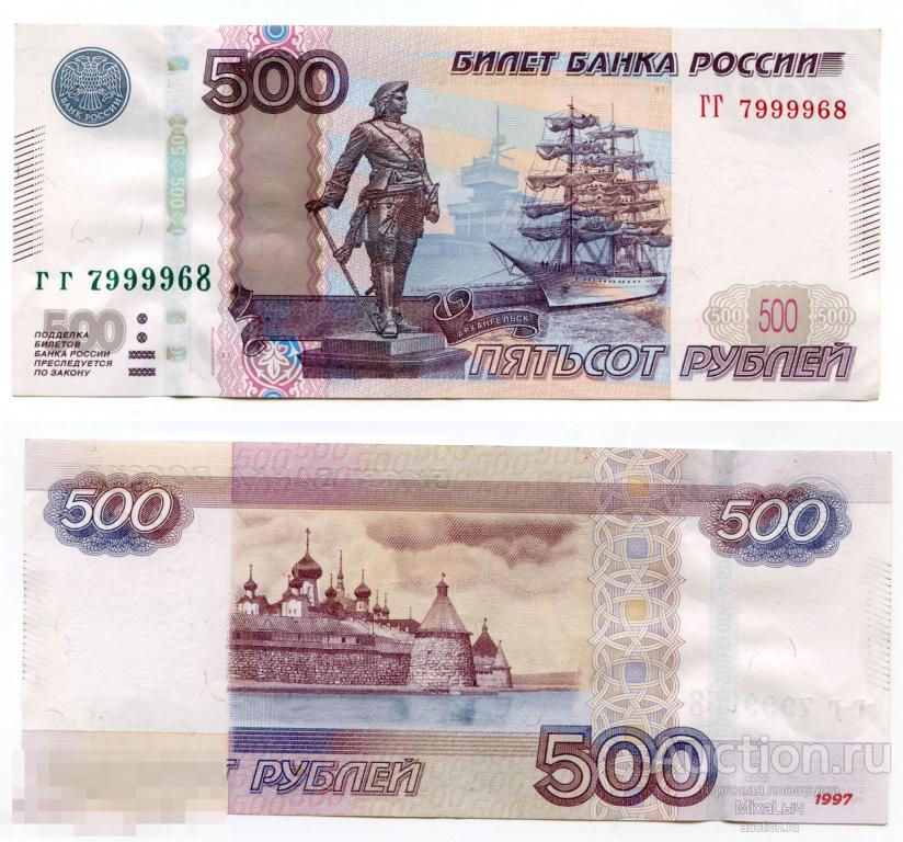 Купюры и изображения на них