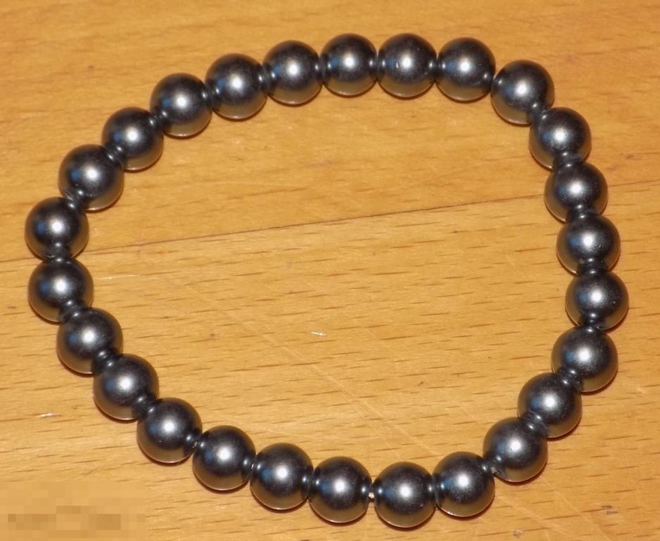 Браслет  Таитянский жемчуг  Имитация На резинке 