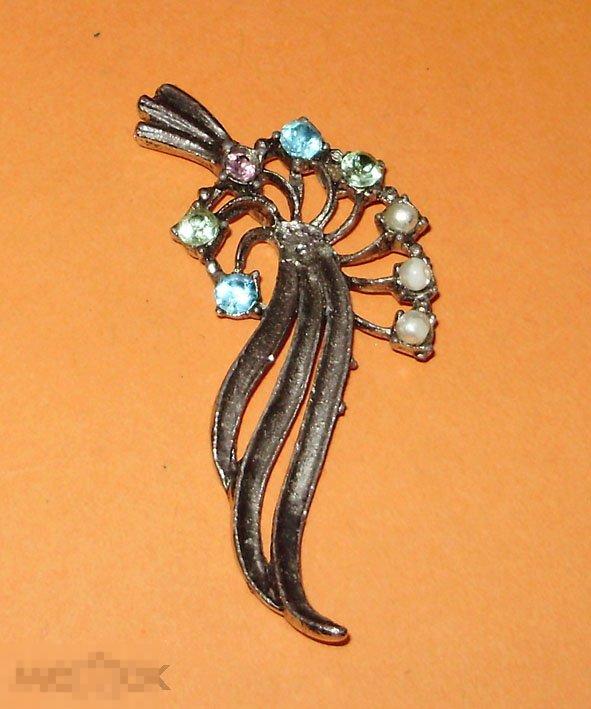 Брошь    Жар-птица   3х6 см 