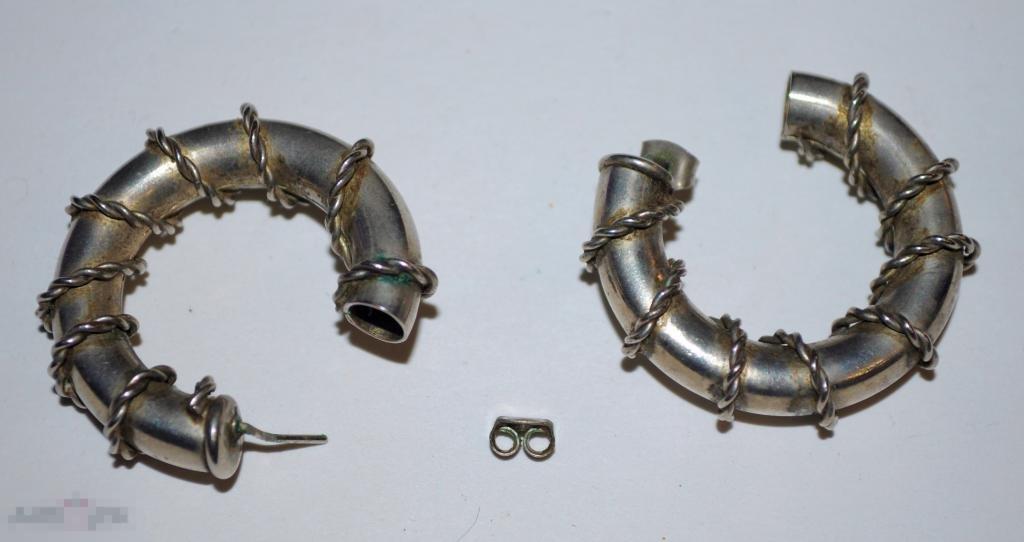 Серьги Диаметр 3 см 