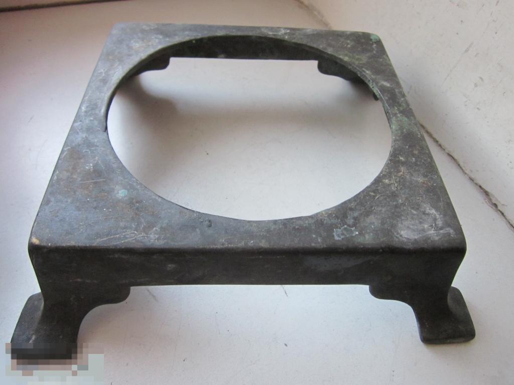 Накладка лампа самовар старинная бронза 275мм 