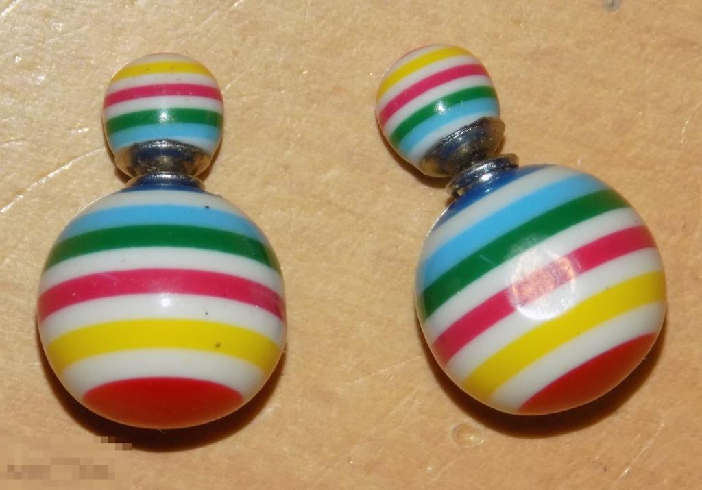 Серьги НЕВАЛЯШКИ Пластмасса   Длина 2.3 см 