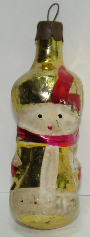 Елочная игрушка Партизан. Стекло. СССР.