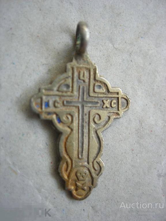 КРЕСТИК СЕРЕБРЯННЫЙ 84. Детский 23х14мм. 