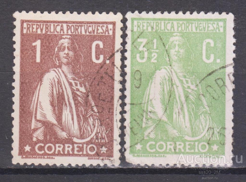 Португалия 1917 Церера Mi219А,224А