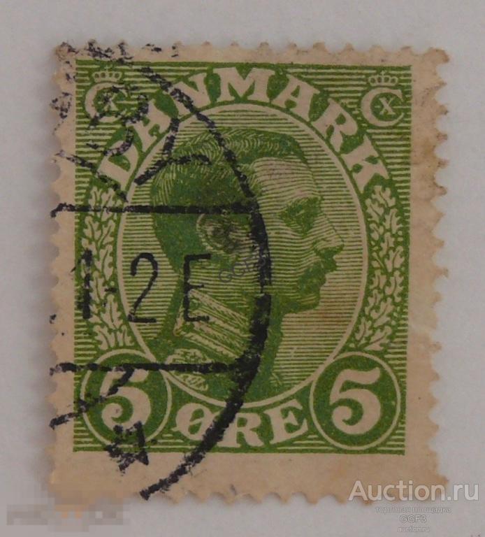 Грин марки. Данмарк 5 оре, марка. марка дания 1917 3. грин марка. марка данмарк, дорогая.