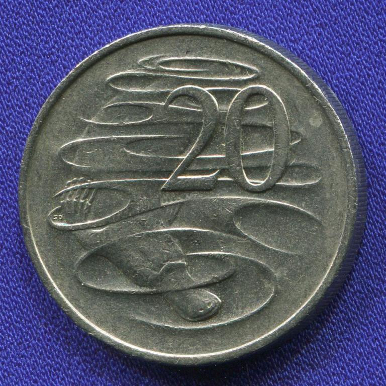 Австралия 20 центов 1998 XF