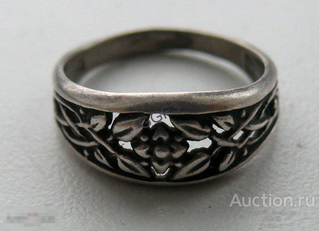 Кольцо серебро 925 проба девушка в кокошнике. 