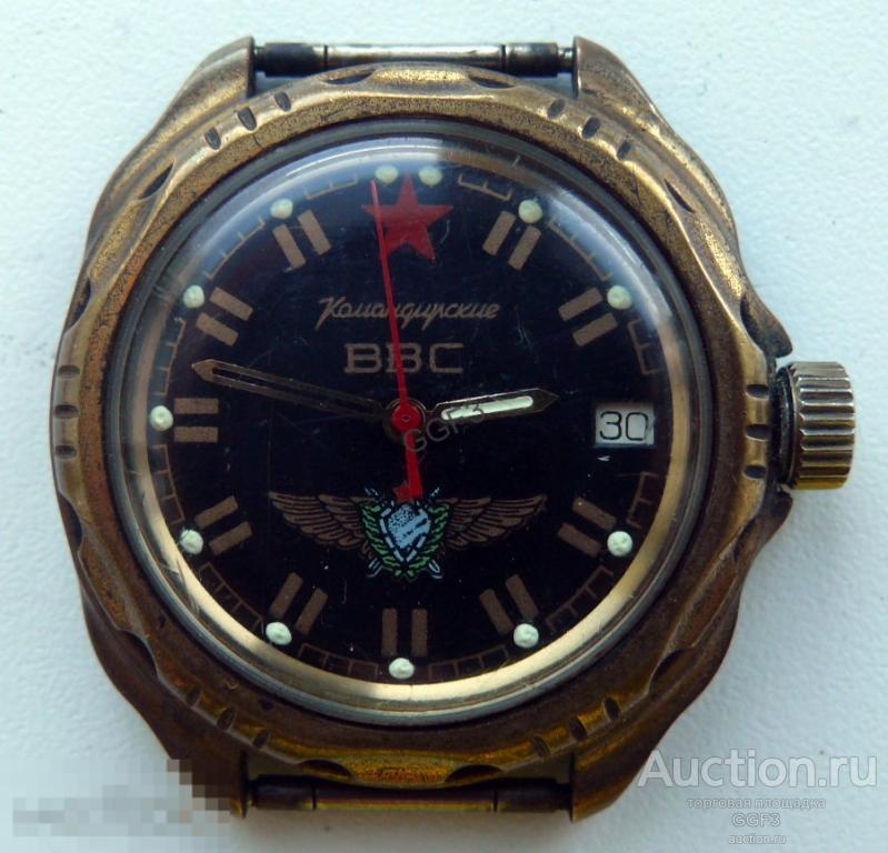 ⌚Наручные мужские Часы Командирские ВВС Восток Россия, на ходу (вкп №16)✔ 