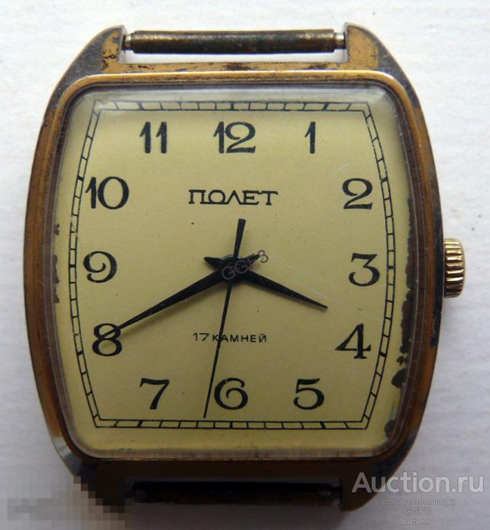 ⌚Часы наручные POLJOT Полет 17 камней, механика 2609.Н на ходу (№37--)✔ 