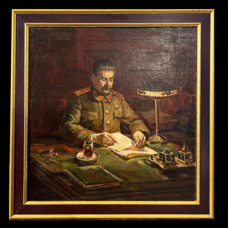 Картина Д. Налбандяна «И.В. Сталин в рабочем кабинете» (83957)