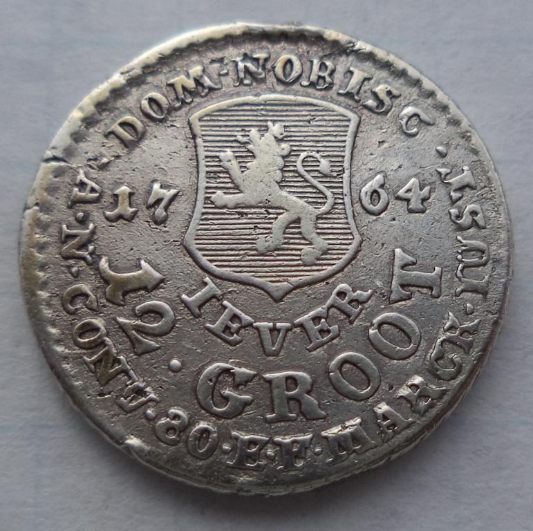 Йевер 12 грот 1764 год RR  п.11
