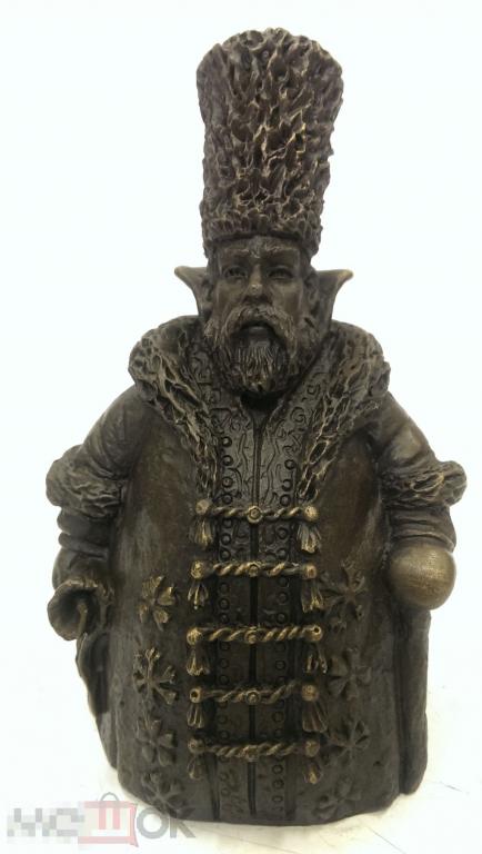 Колокольчик. Бронза. Боярин. Россия. Статуэтка.