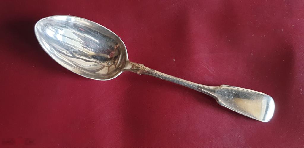 Ложка столовая. Серебро 84 проба, 1882 год. Матисенъ. Редкое клеймо. Состояние. 