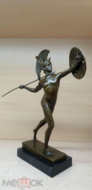 Марс - бог войны и победы (с копьем). Боги. Бронза. Статуэтка.