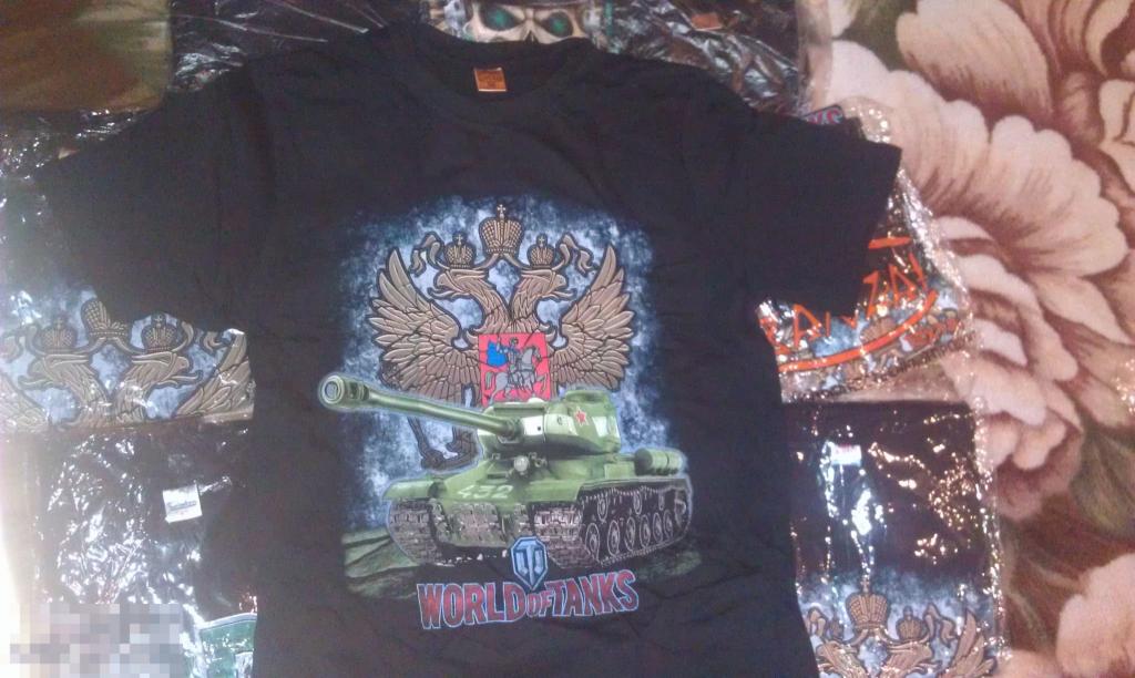 Футболка World of tanks  размер 50  .100% хлопок 
