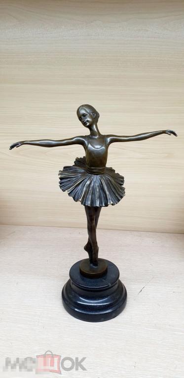 Балерина классическая 277. Девушка. Балет. Бронза. Статуэтка. Бронза.