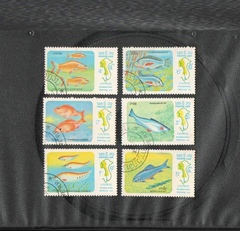 Лаос 1983 год,Рыбы реки Меконг.