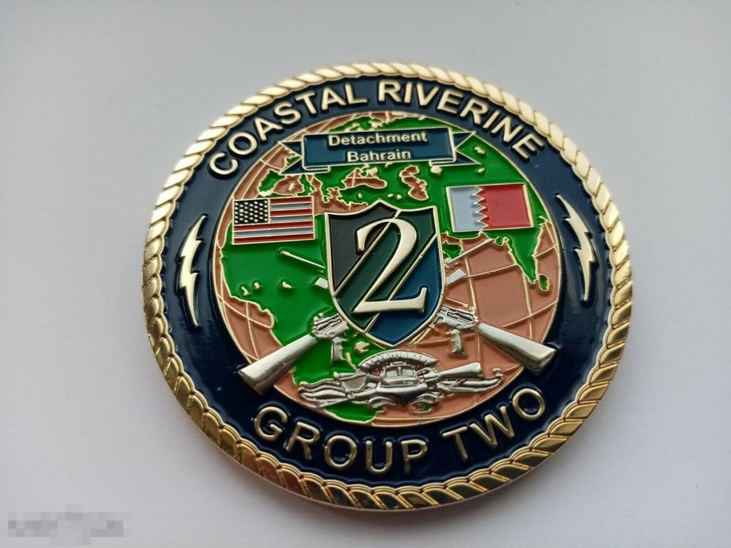 CHALLENGE COIN ПАМЯТНАЯ МОНЕТА АРМИИ США USA военно-морские силы в Бахрейне 