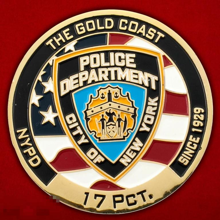 CHALLENGE COIN ПАМЯТНАЯ МОНЕТА АРМИИ США USA  Восточный полицейской Нью Йорк 